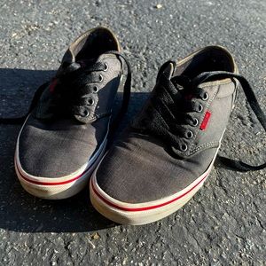 Gray kids vans 6.5